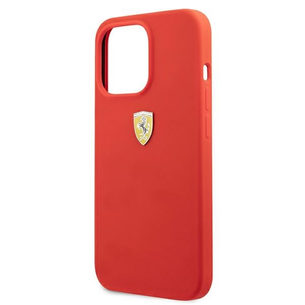 Ferrari FESSIHCP13XRE Red Hardcase Silicone iPhone 13 Pro Max Tok