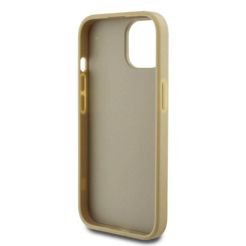 Guess PU Fixed Glitter 4G Metal Logo Gold iPhone 13 Tok