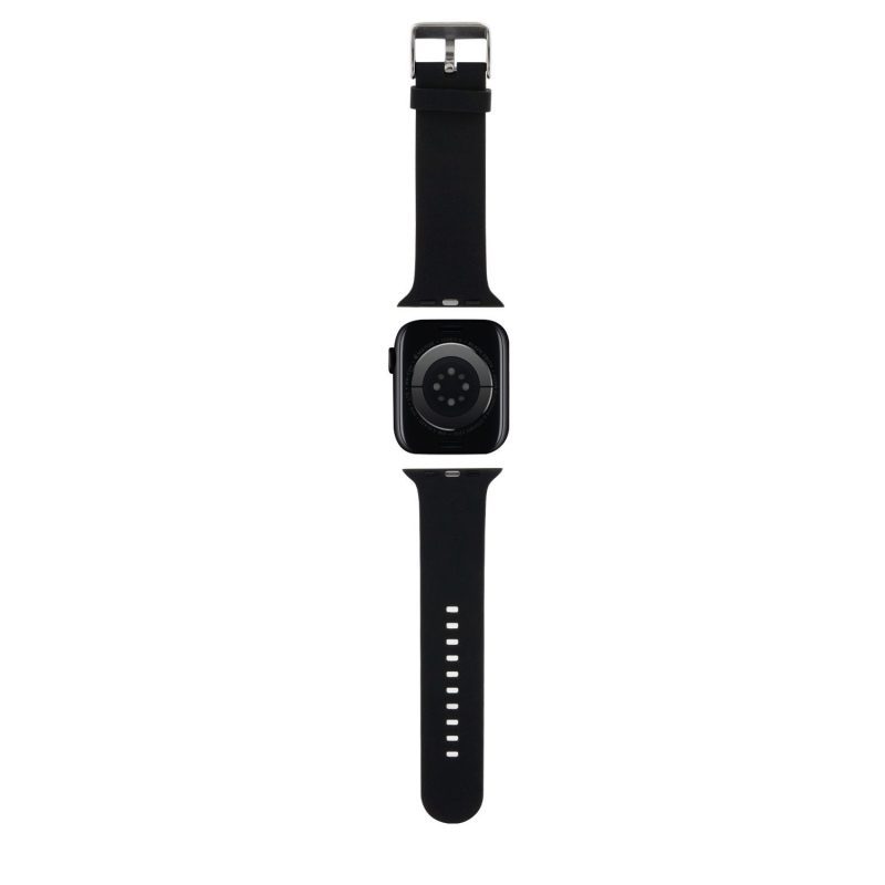 Karl Lagerfeld Karl and Choupette Head NFT Szíj Apple Watch 42/44/45/49 Black