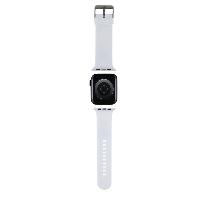 Karl Lagerfeld Karl and Choupette Head NFT Szíj Apple Watch 42/44/45/49 White