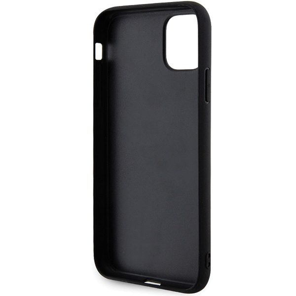 Karl Lagerfeld KLHCN613DRKINK Black Hardcase Rubber Ikonik 3D iPhone 11 Tok