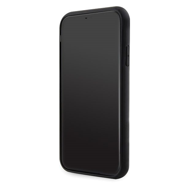 Karl Lagerfeld KLHCN61G2CPK Black Hardcase Glitter Choupette Patch iPhone 11 Tok