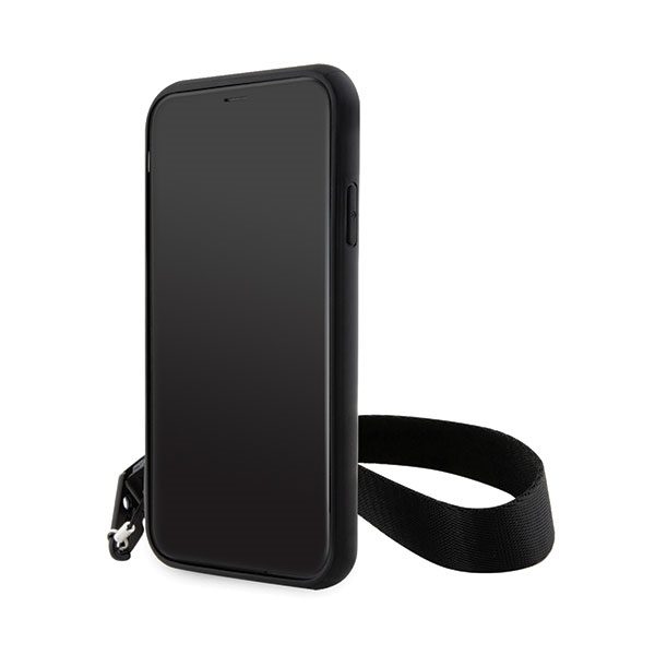 Karl Lagerfeld KLHCN61SAKLMBSK Black Hardcase Monogram Losange Saffiano iPhone 11 Tok