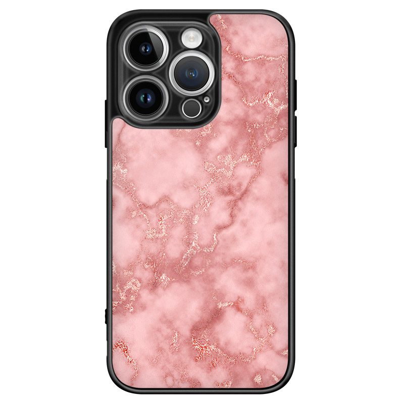 Márvány Rose Rózsaszín Tok iPhone 13 Pro