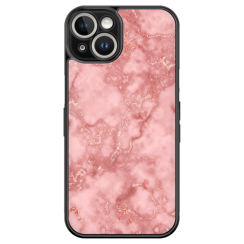 Márvány Rose Rózsaszín Tok iPhone 13
