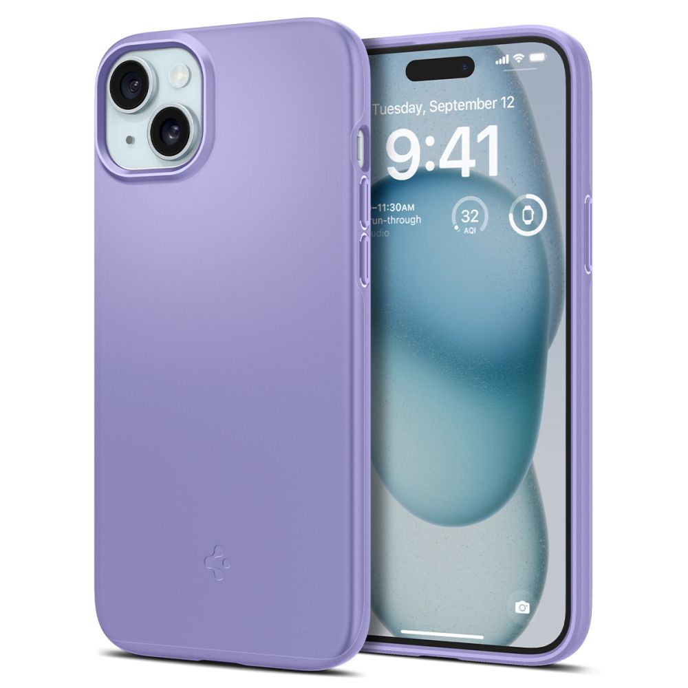 Spigen Thin Fit Iris Purple iPhone 15 Tok