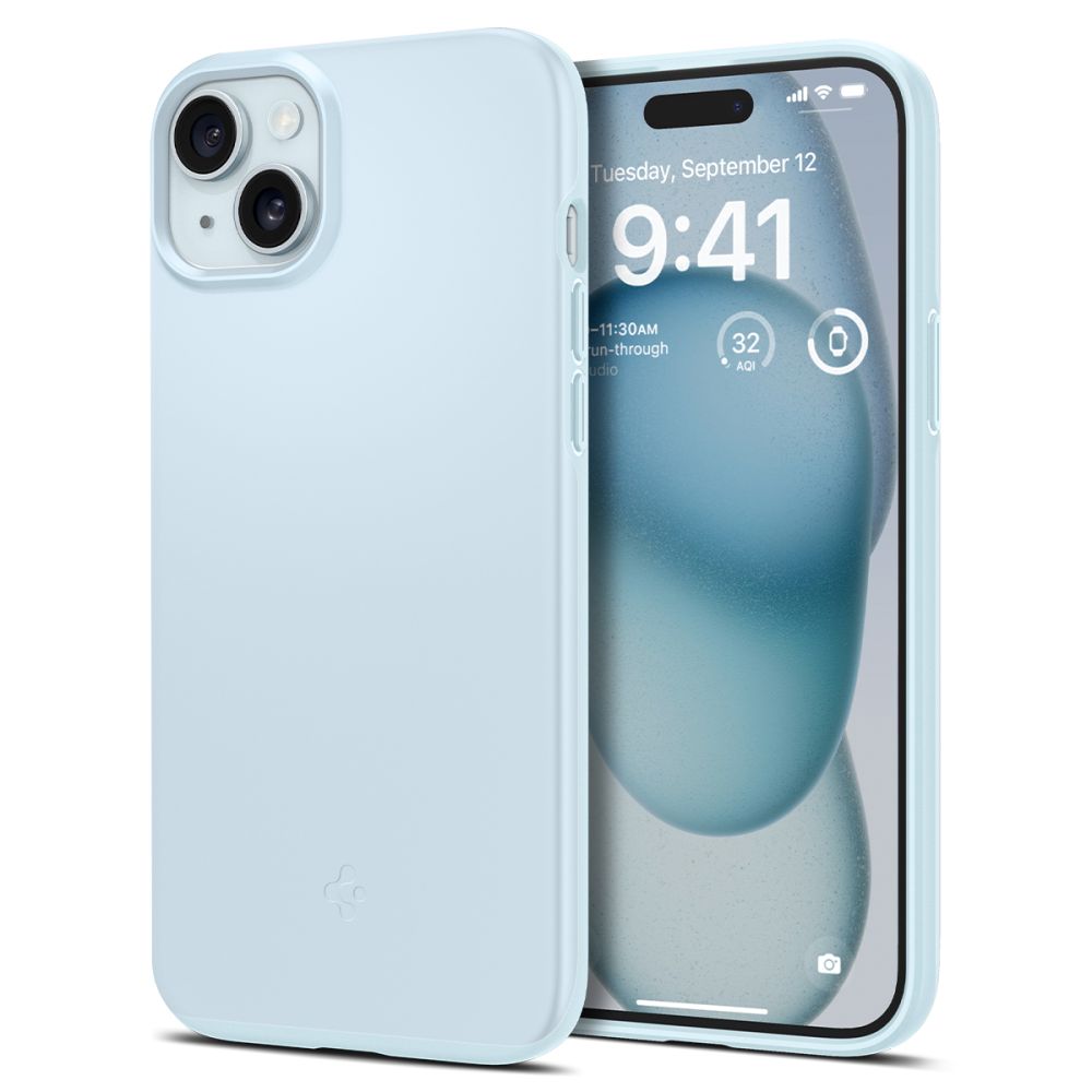 Spigen Thin Fit Mute Blue iPhone 15 Tok