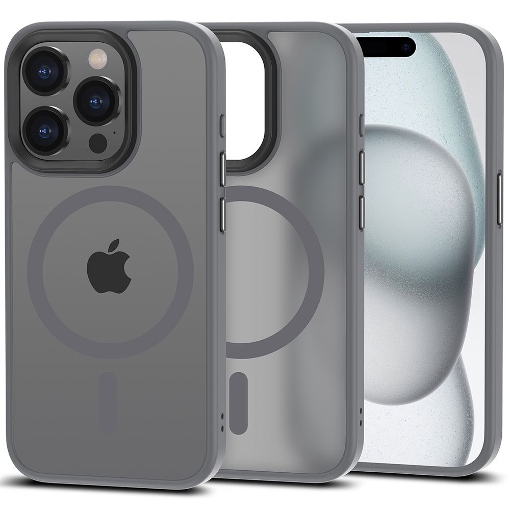 Tech-Protect Magmat MagSafe Matte Titanium iPhone 15 Pro Tok