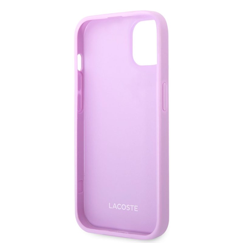 Lacoste Iconic Petit Pique Logo Purple iPhone 14 Plus Tok