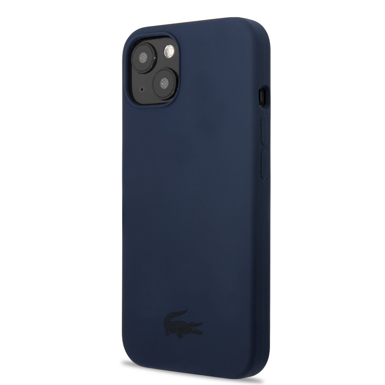 Lacoste Liquid Silicone Glossy Printing Logo Navy iPhone 13 Tok