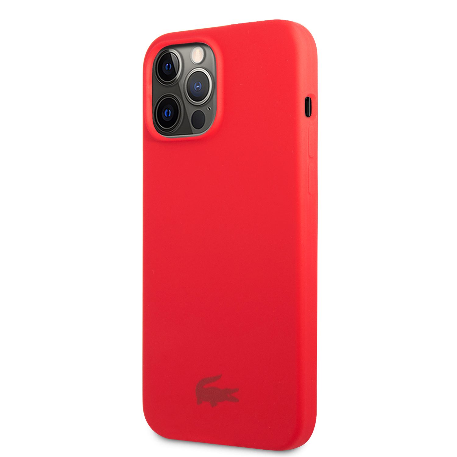 Lacoste Liquid Silicone Glossy Printing Logo Red iPhone 13 Pro Tok