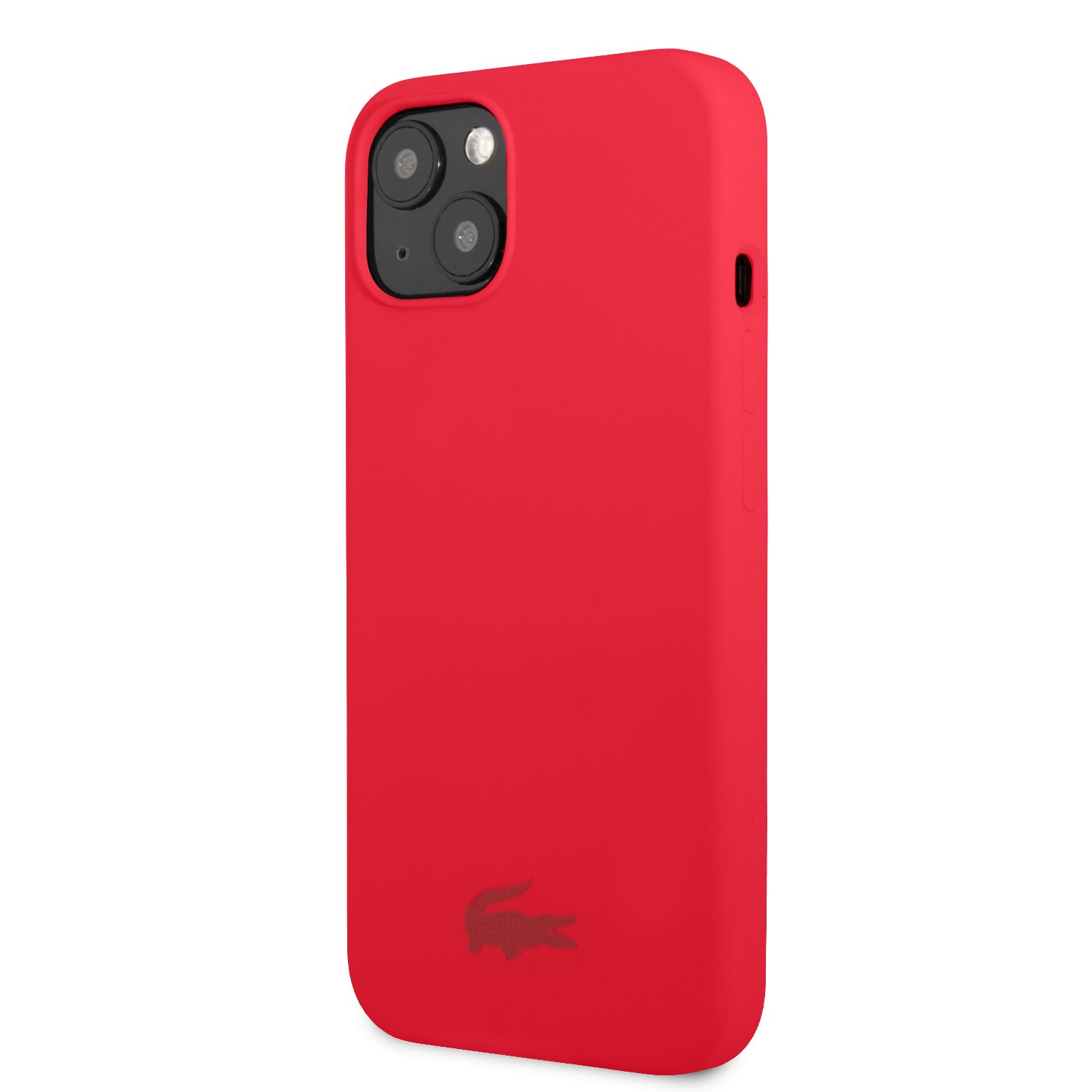 Lacoste Liquid Silicone Glossy Printing Logo Red iPhone 13 Tok