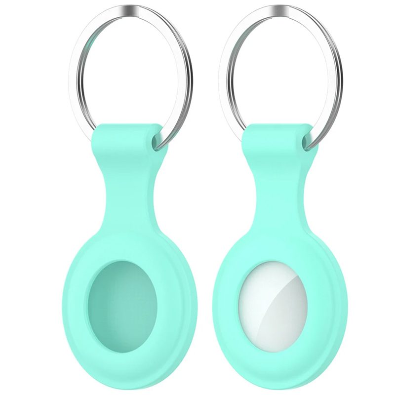 Silicone Key Ring Tok for AirTag Lavender
