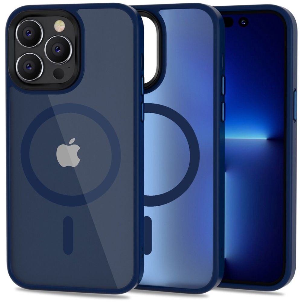 Tech-Protect MagMat MagSafe Matte Blue iPhone 14 Pro Max Tok