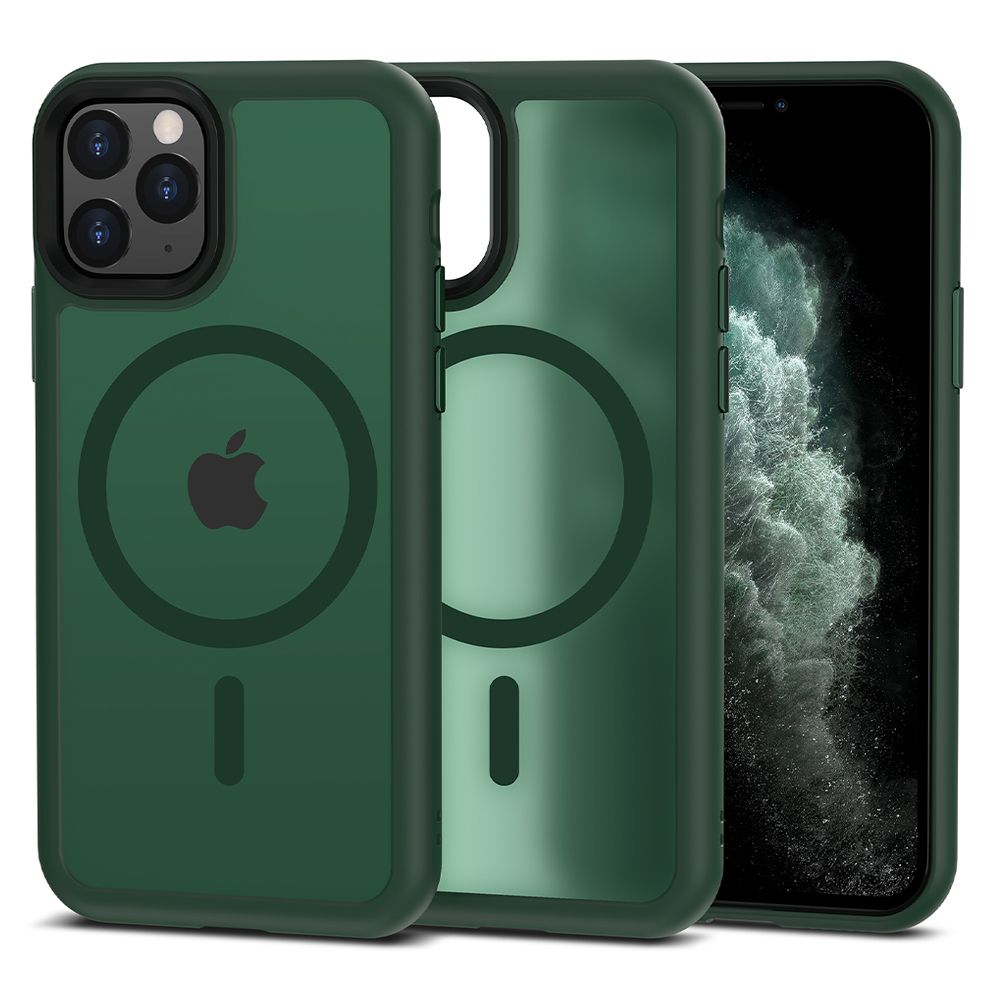 Tech-Protect MagMat MagSafe Matte Green iPhone 11 Pro Tok