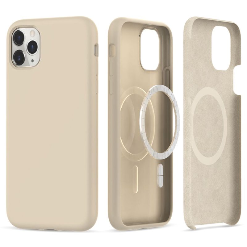 Tech-Protect Silicone MagSafe Beige iPhone 11 Pro Tok