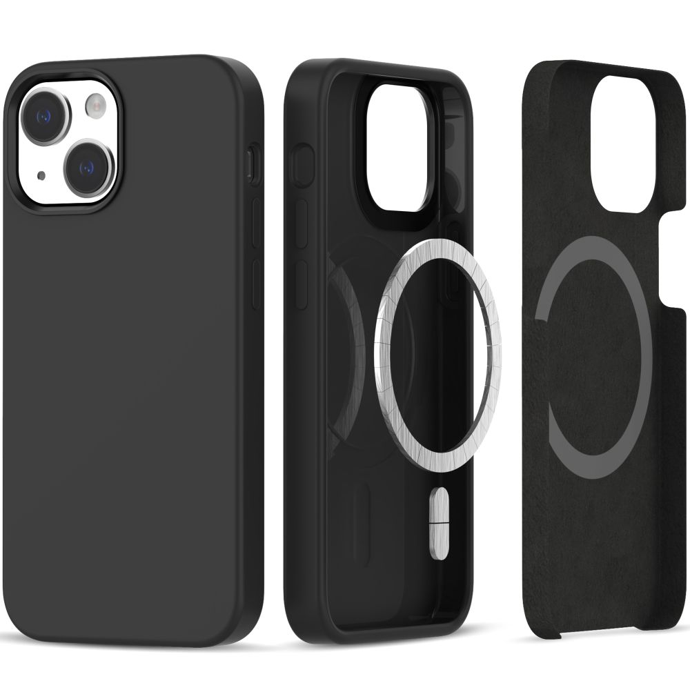 Tech-Protect Silicone MagSafe Black iPhone 13 Mini Tok