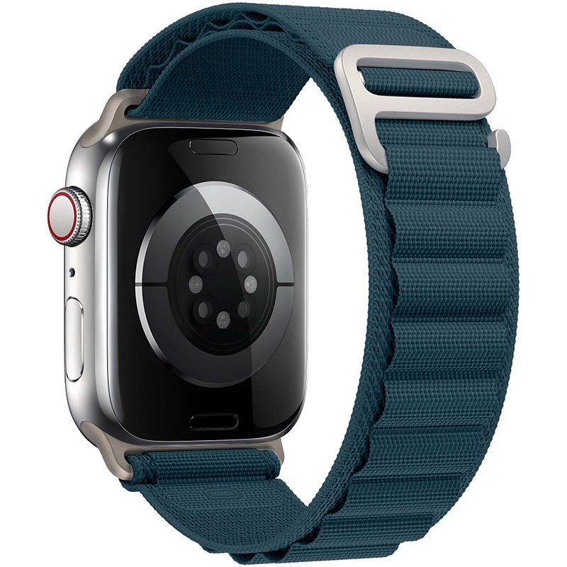 Alpina Szíj Apple Watch 45/44/42/Ultra Dark Green
