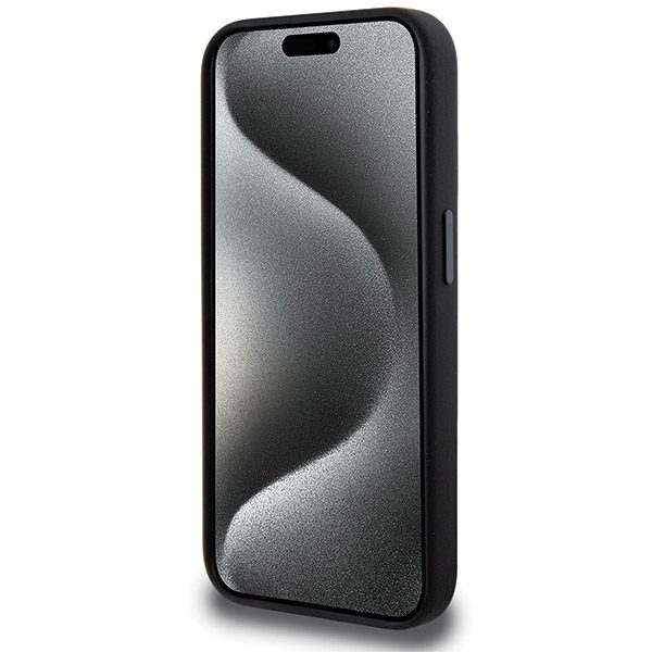 AMG AMHMP15L23SMRK Black Hardcase Silicone Carbon Pattern MagSafe iPhone 15 Pro Tok