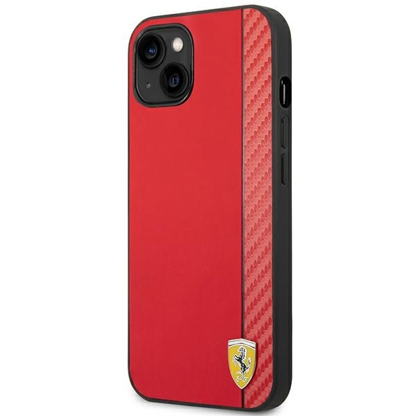 Ferrari FEHCP14SAXRE Red Hardcase Carbon iPhone 14 Tok