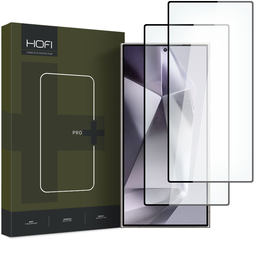 Hofi Glass Pro+ 2-pack Black Samsung Galaxy S24 Ultra