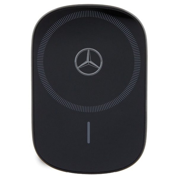 Mercedes Induction Car Holder MEWCCGSLK 15W for Glass/Grille Black Silver Stars MagSafe
