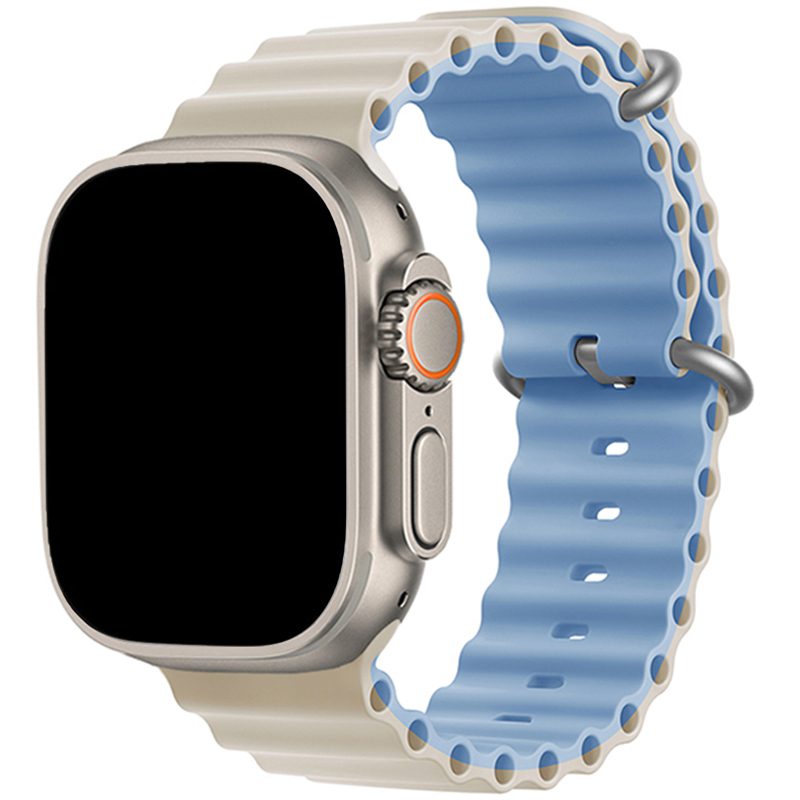 Ocean Szíj Apple Watch 45/44/42/Ultra Antique Mist Blue