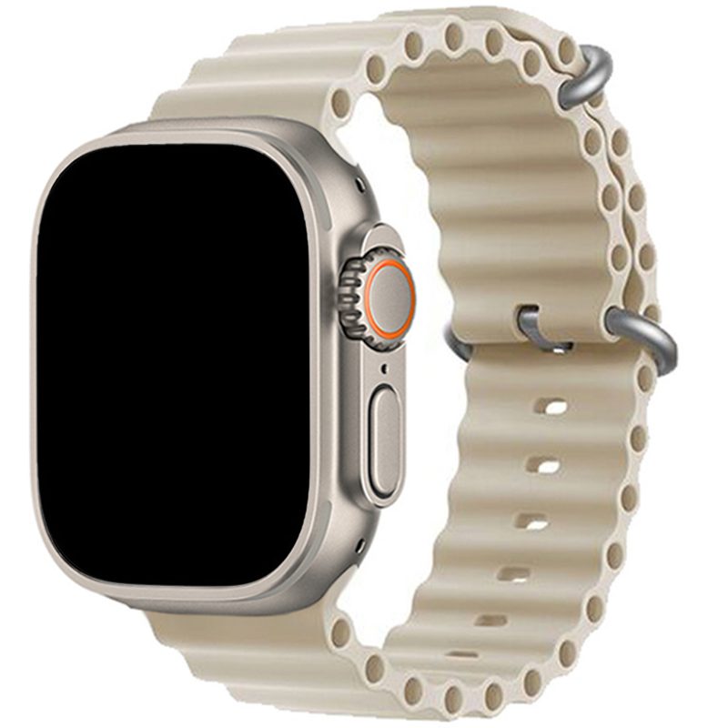 Ocean Szíj Apple Watch 45/44/42/Ultra Antique White