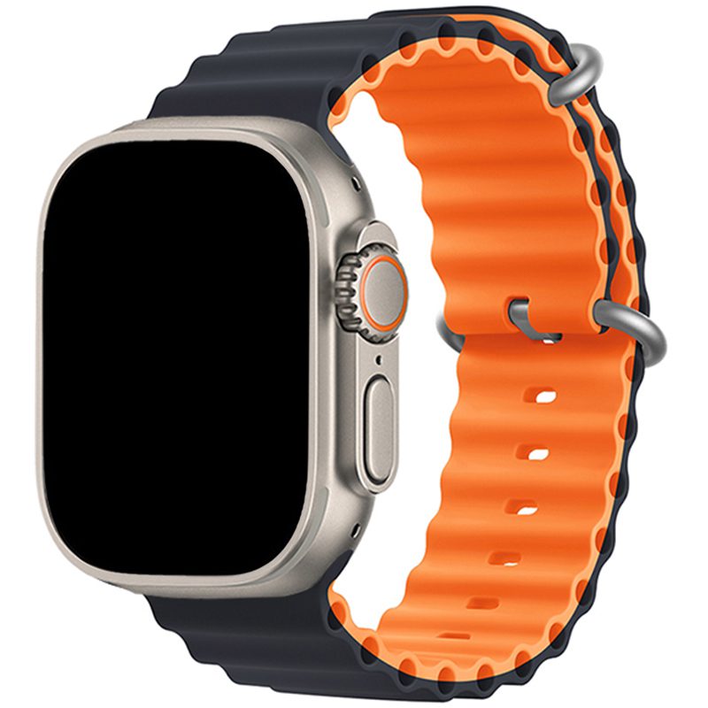 Ocean Szíj Apple Watch 45/44/42/Ultra Midnight Orange