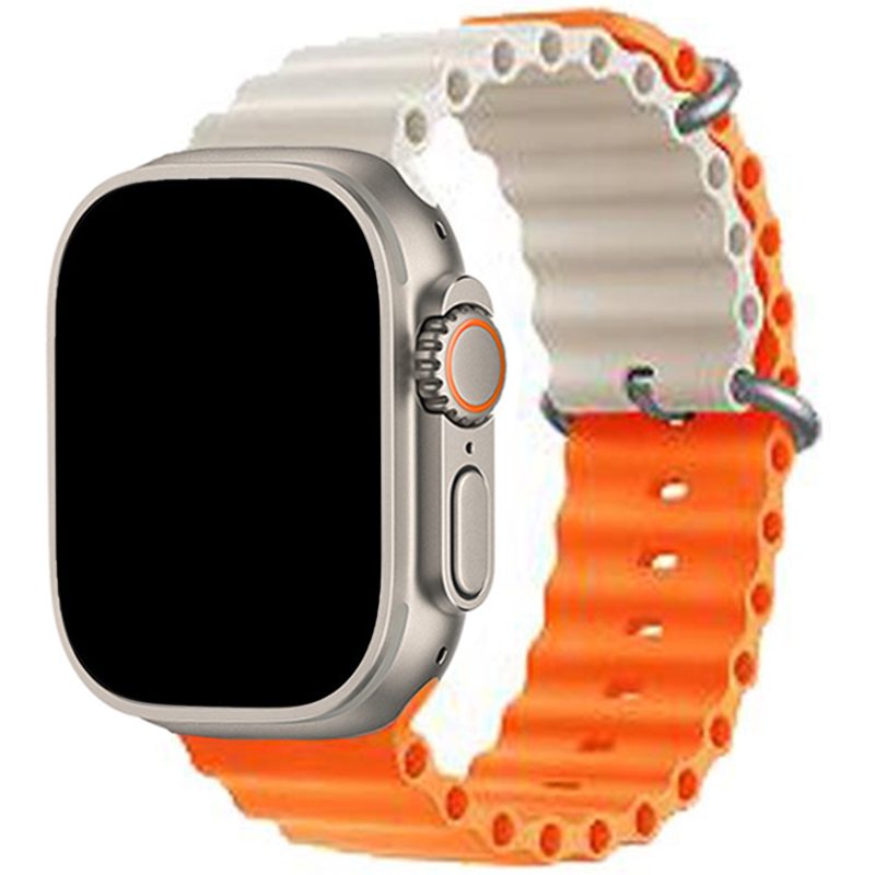 Ocean Szíj Apple Watch 45/44/42/Ultra Orange Starlight