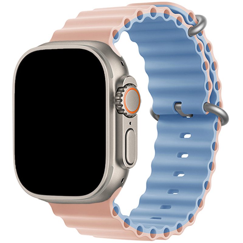 Ocean Szíj Apple Watch 45/44/42/Ultra Pink Sand Mist Blue