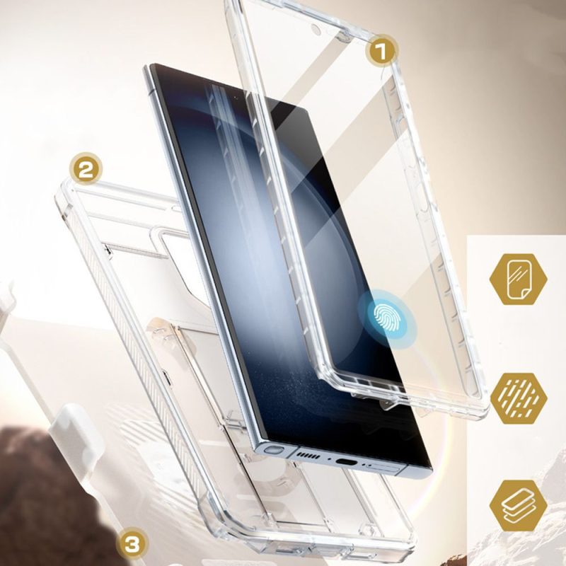 Supcase Unicorn Beetle Pro 2-set Clear Samsung Galaxy S24 Ultra Tok