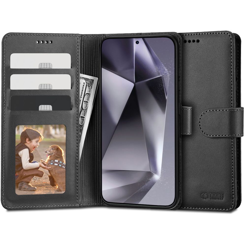 Tech-Protect Wallet black Samsung Galaxy S24 Plus Tok