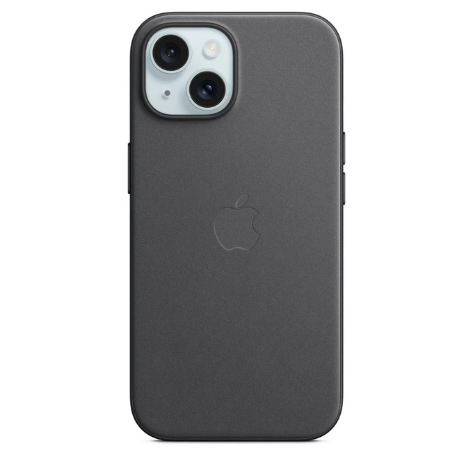 Apple MT393ZM/A FineWoven MagSafe Black iPhone 15 Tok