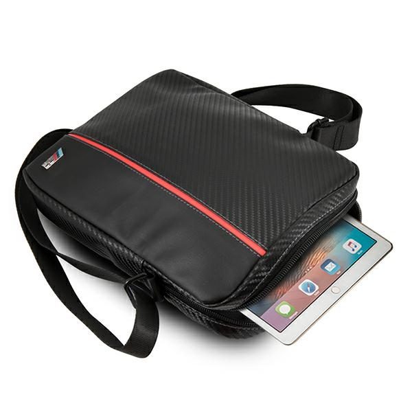 BMW Bag BMTB10CAPRBK Tablet 10" Carbon/Red Stripe