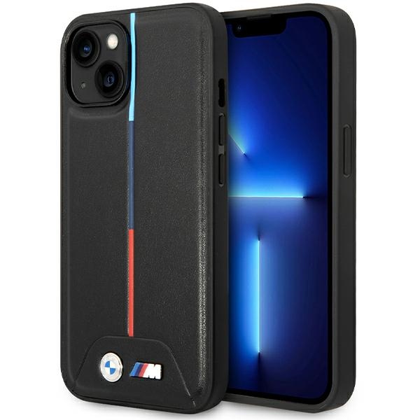 BMW BMHCP15S22PVTK Black Hardcase M Quilted Tricolor iPhone 15 Tok