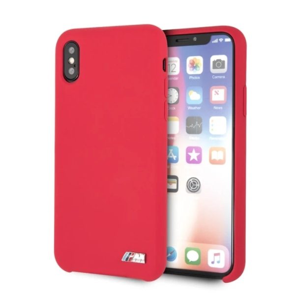 BMW HardCase BMHCPXMSILRE Red Silicone M Collection iPhone XS/X Tok