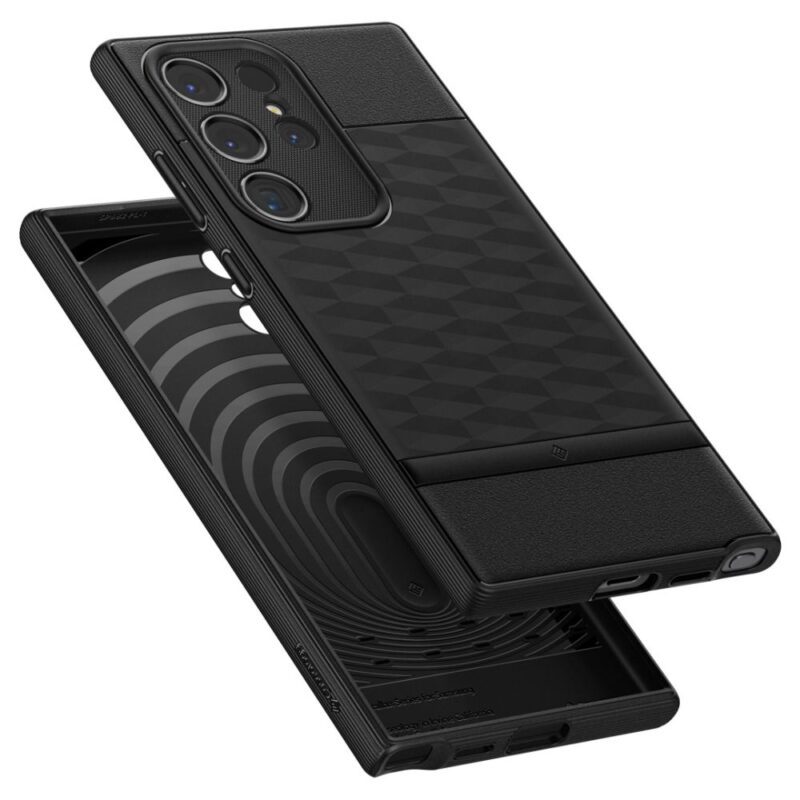 Caseology Parallax Matte Black Samsung Galaxy S24 Ultra Tok