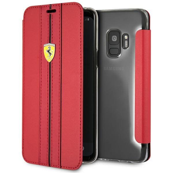 Ferrari Book FESURFLBKTS9REB Red Urban Samsung Galaxy S9 Tok