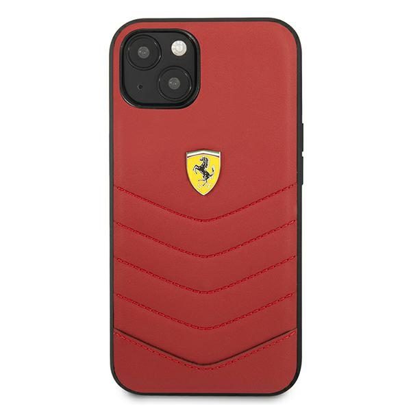 Ferrari FEHCP13SRQUR Red HardCase Off Track Quilted iPhone 13 Mini Tok