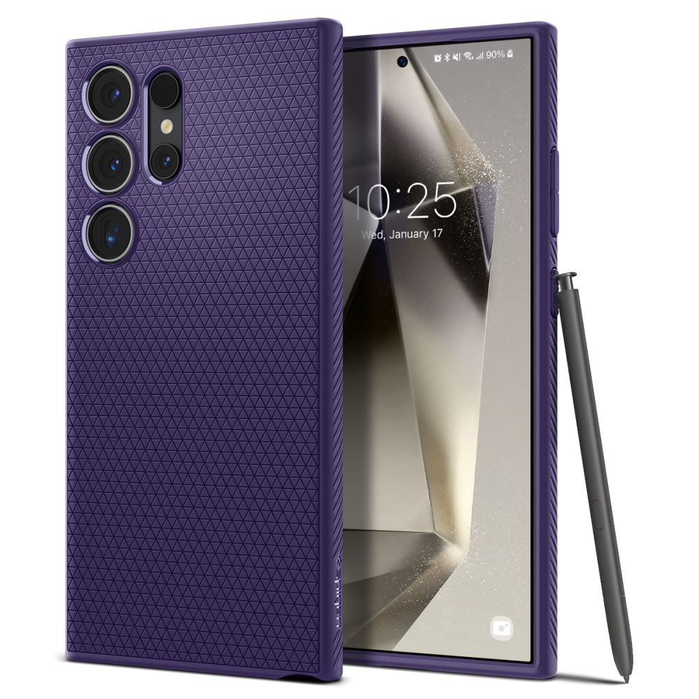 Spigen Liquid Air Deep Purple Samsung Galaxy S24 Ultra Tok
