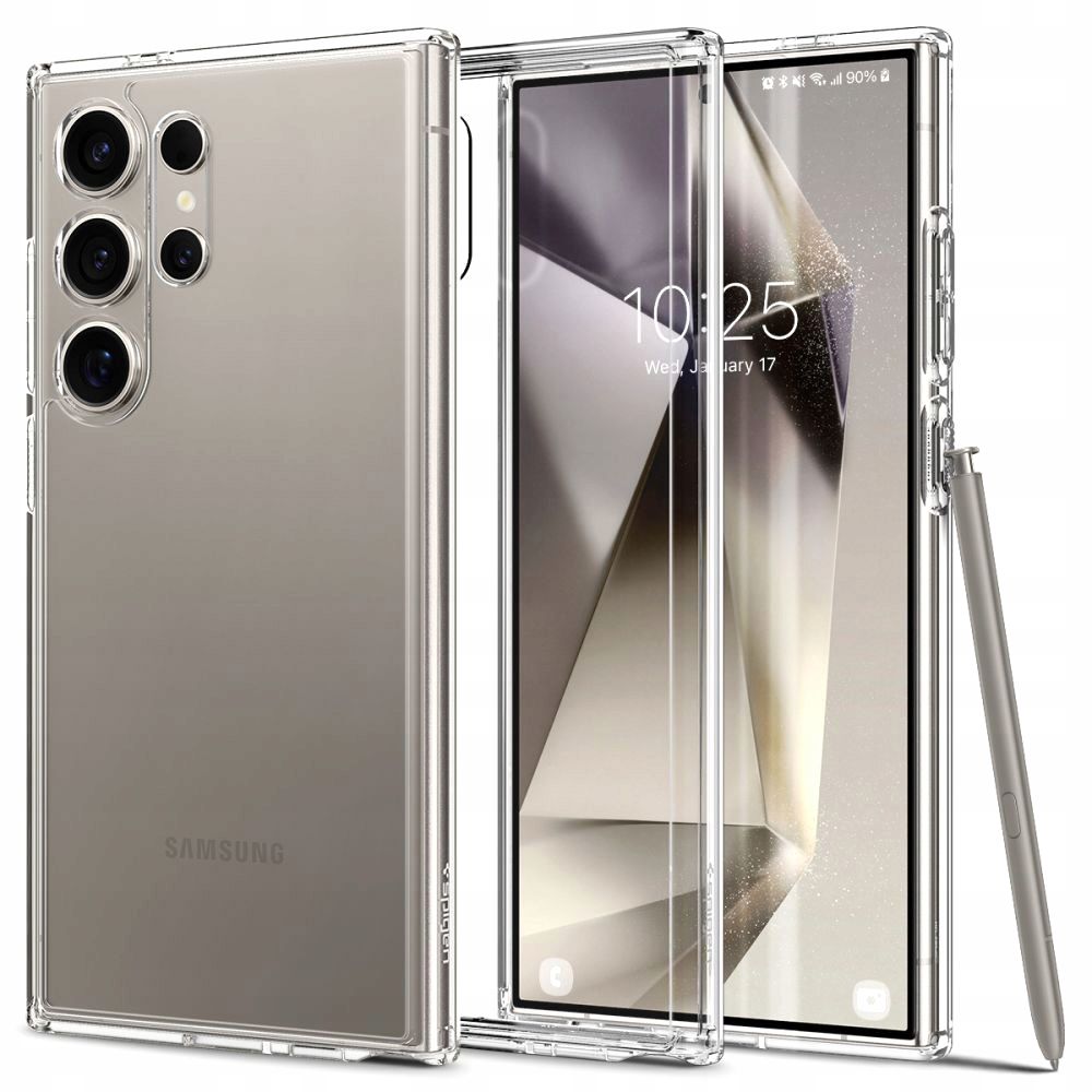 Spigen Ultra Hybrid Crystal Clear Samsung Galaxy S24 Ultra Tok