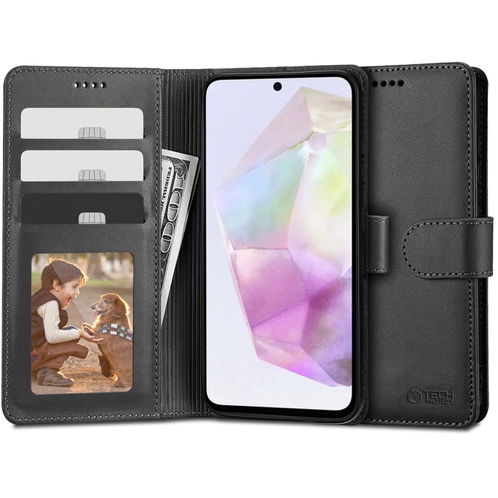 Tech-Protect Wallet Black Samsung Galaxy A35 5G Tok