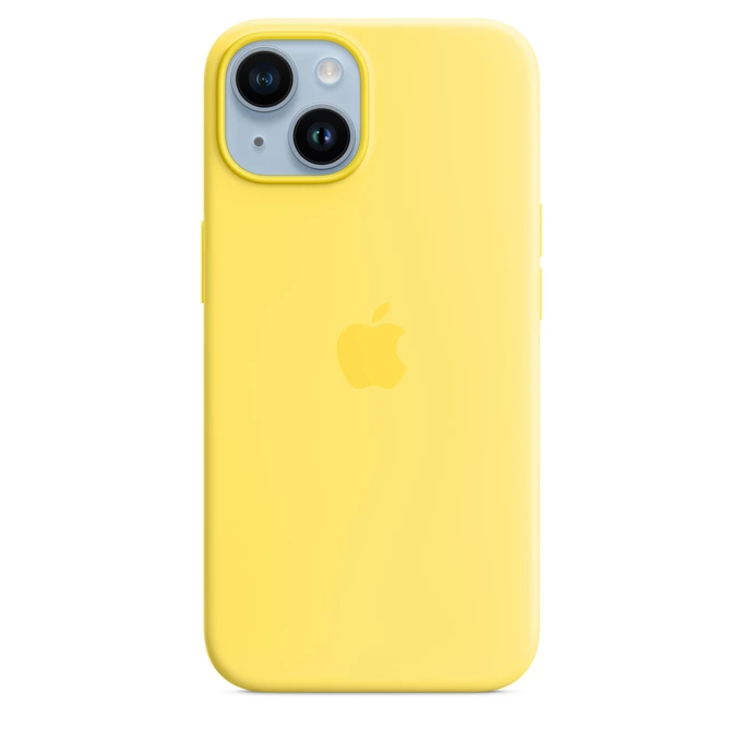 Apple MPT23ZM/A Silicone Canary Yellow iPhone 14 Tok